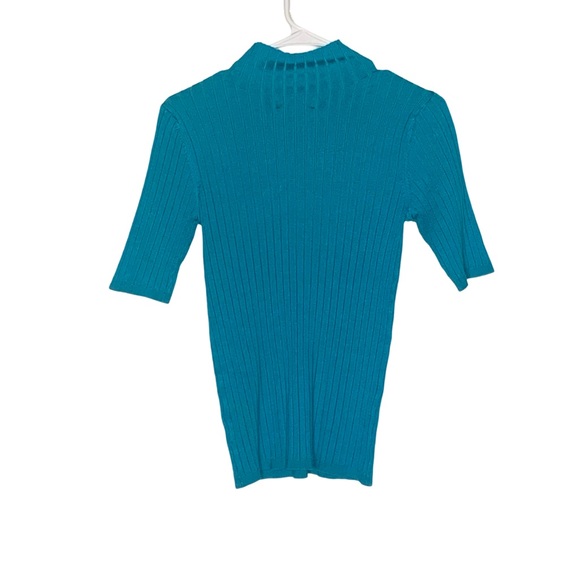 NWT 525 mock neck ribbed top - Picture 2 of 3